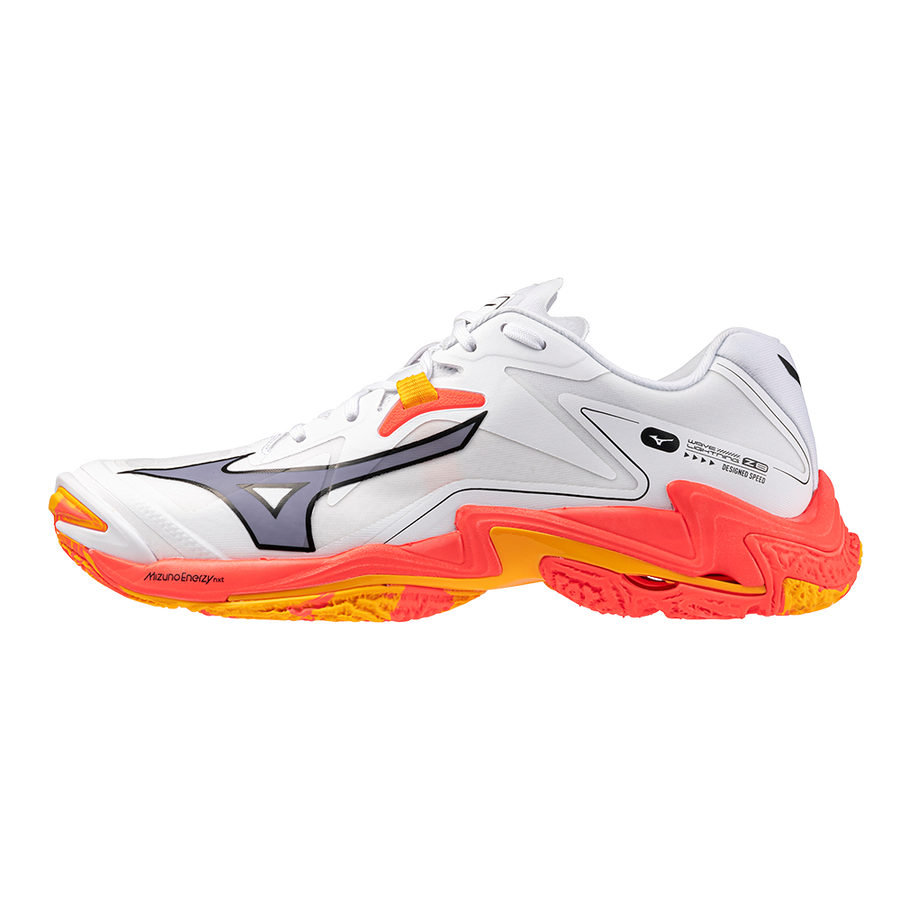 Mizuno WAVE LIGHTNING Z8 White/Fiery Coral 2/Citrus
